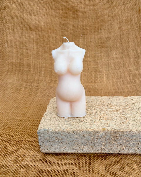 Body Form Soy Candle – Sculptural Female Figure Candle