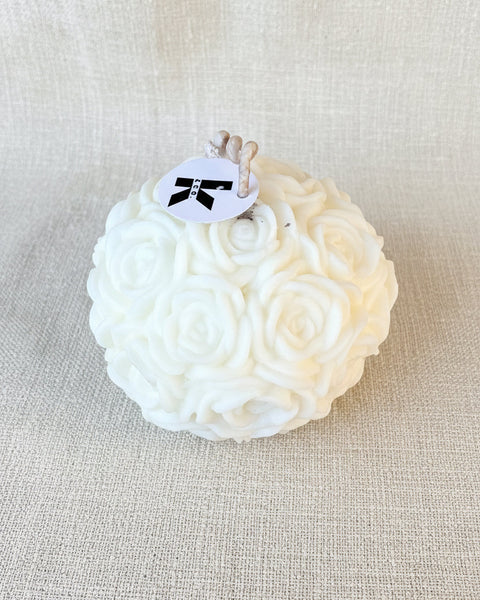 Rose Ball Soy Candle