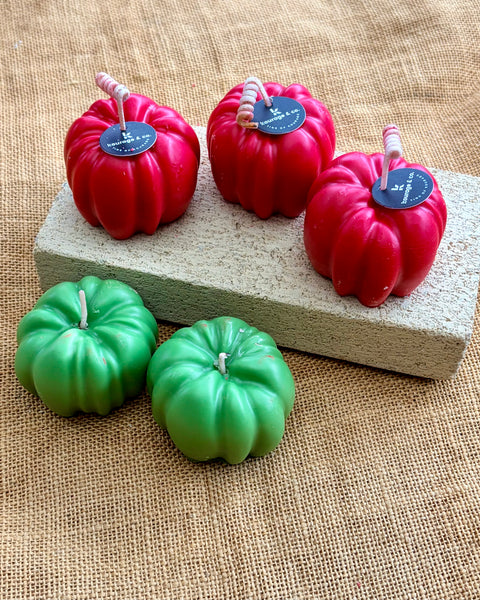Heirloom Tomato Shaped Scented Candle