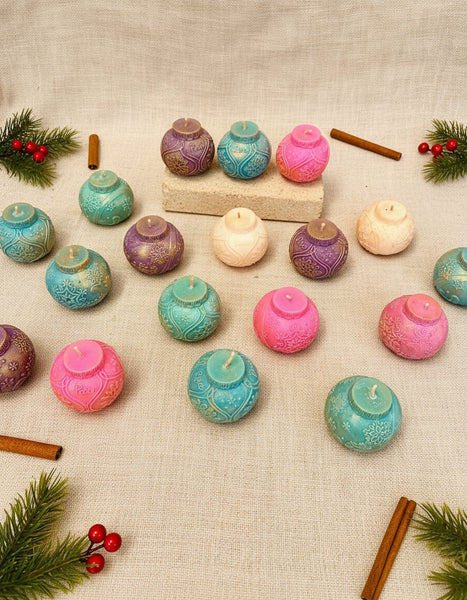 Christmas Bauble Candles
