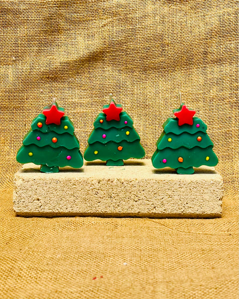 Mini Christmas Tree Candle