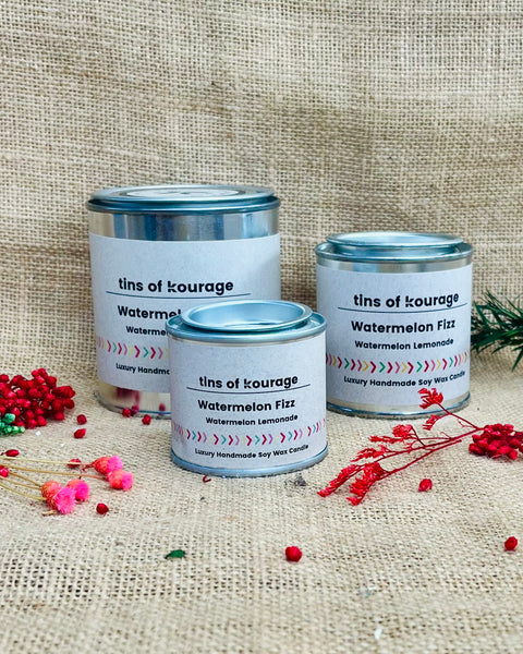 Watermelon Fizz Soy Wax Candle