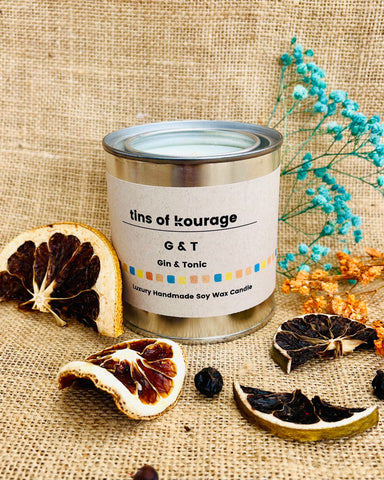 G & T Soy Wax Candle