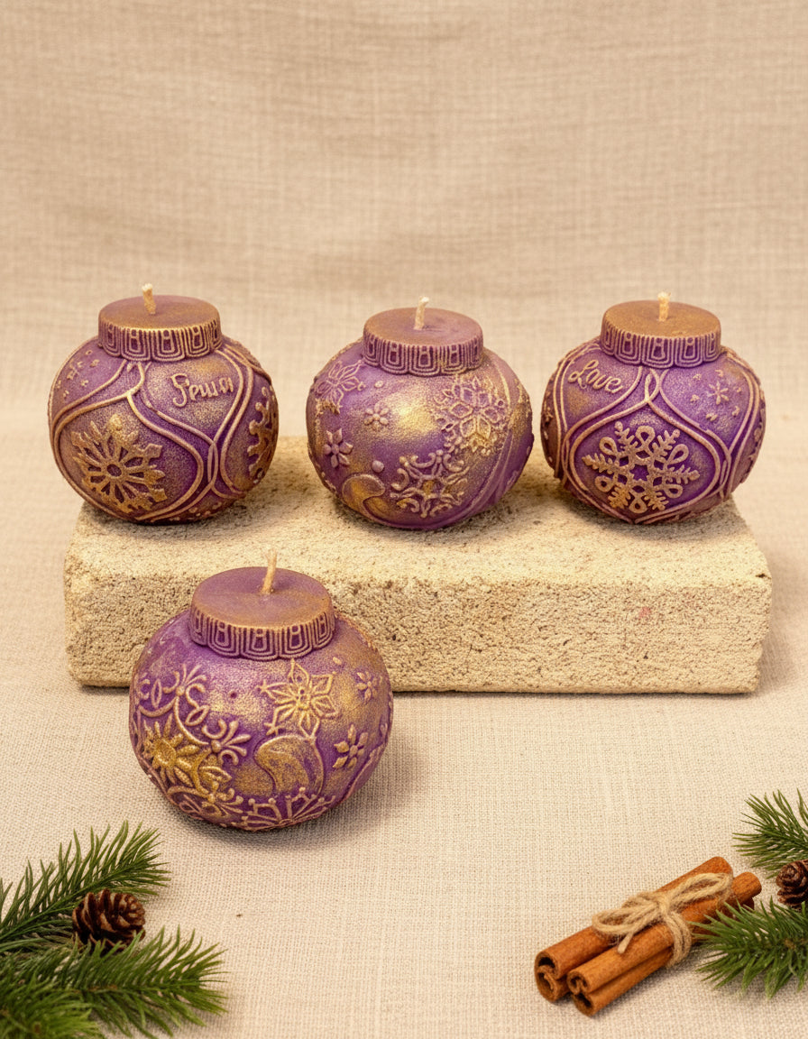 Christmas Bauble Candles