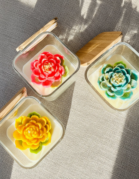 Lotus Bloom Cube – Limited Edition Candle