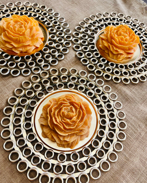 Festival Bloom – Marigold Flower Candle