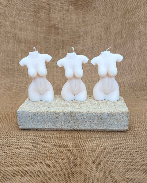 Body Form Soy Candle – Sculptural Female Figure Candle
