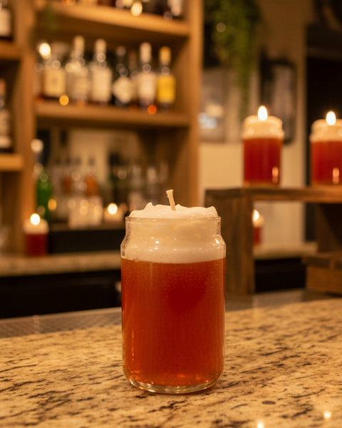 Mini Beer Can Candle – Frothing Lager