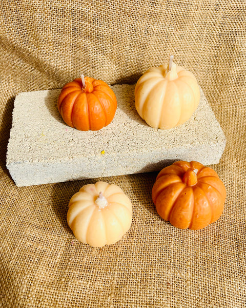 Pumpkin Shaped Soy Candles