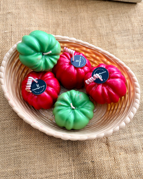 Heirloom Tomato Shaped Scented Candle