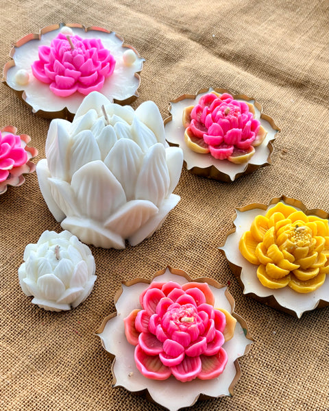 Lotus Urli Candle