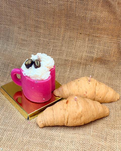 Buttery Croissant Soy Candle – French Bakery Scented Dessert Candle