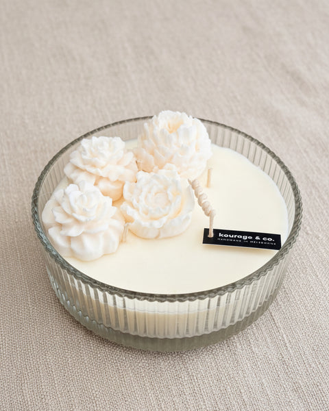 Peony Garden Bowl Candle