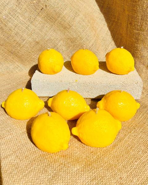Lemon Shaped Scented Candle