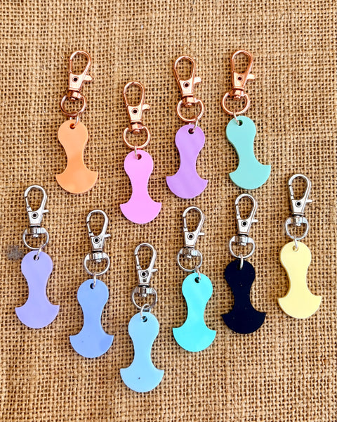 Shopping Trolley Token Keyring