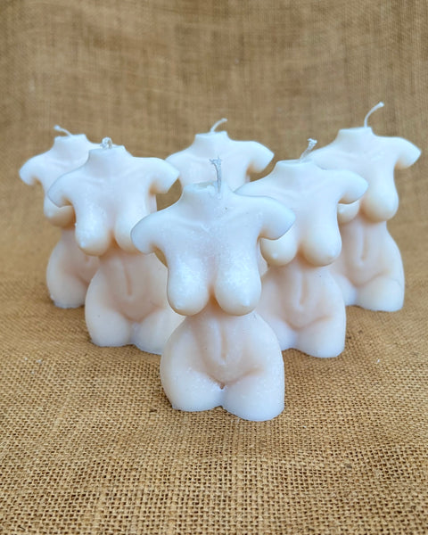 Body Form Soy Candle – Sculptural Female Figure Candle