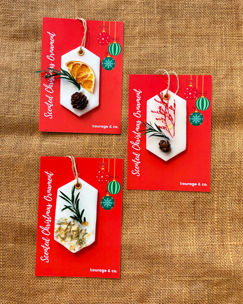 Scented Christmas Ornaments Gift Box
