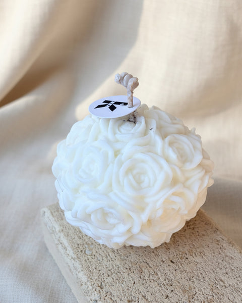 Rose Ball Soy Candle