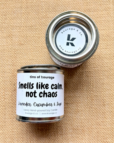 Funny Quote Candle Tin