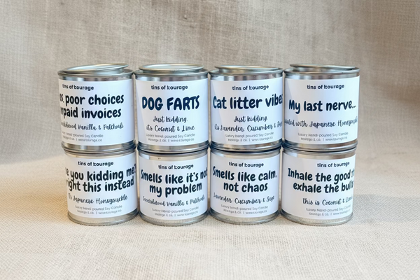 Funny Quote Candle Tin