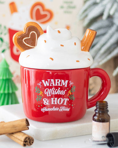 Hot Chocolate Mug Ceramic Melt Warmer