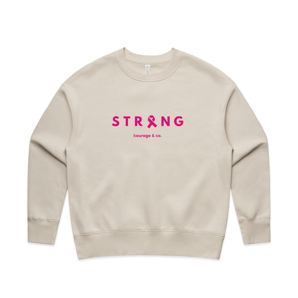 STRONG Relax Crew | Women's Crew Neck Sweatshirt