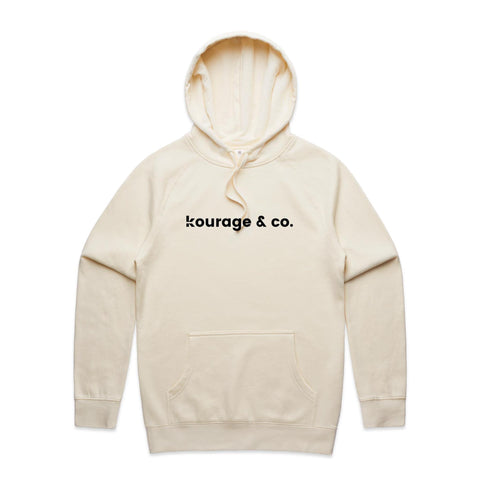 Kourage & co Hoodie - Black Print