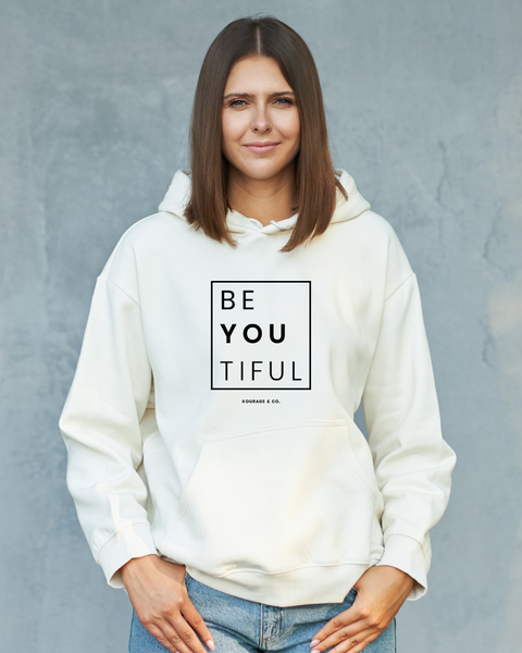 BeYouTiful Hoodie - Black Print