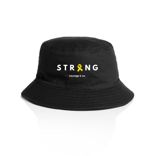 STRONG Bucket Hat | Childhood Cancer Awareness Hat