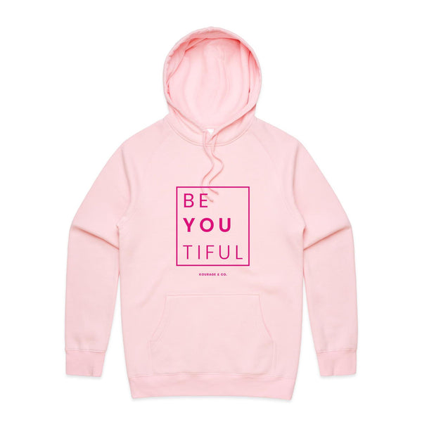 BeYouTiful Hoodie -Pink Print