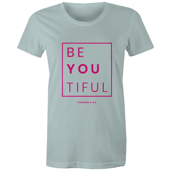 BeYouTiful Women's Tee - Pink Print