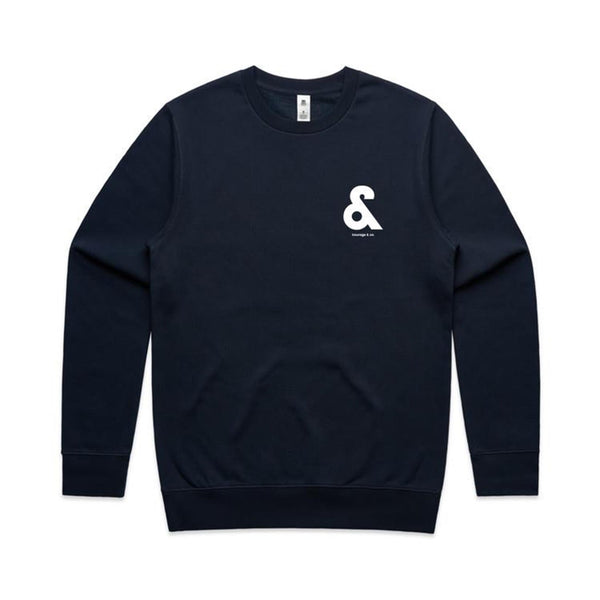 Kourage & Double-sided Print Crew - White Print