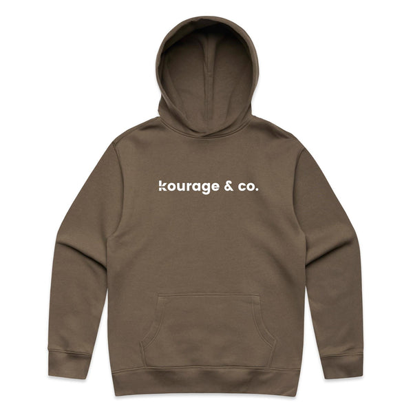 Kourage & co Relax Hood - White Print