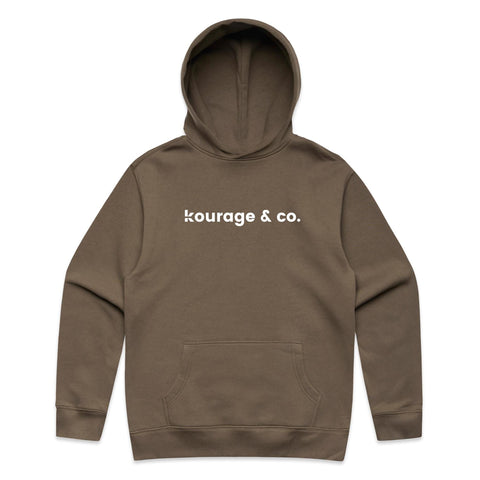 Kourage & co Relax Hood - White Print
