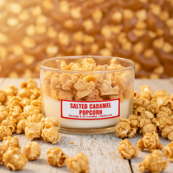 Salted Caramel Popcorn Candle