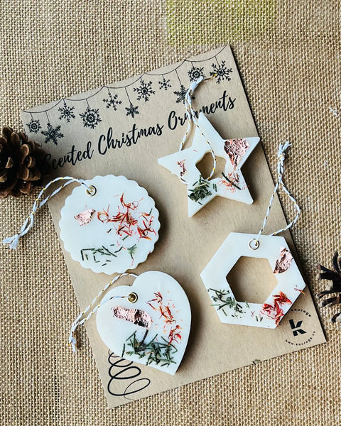 Scented Christmas Tree Ornaments | 4 Fragrance Options