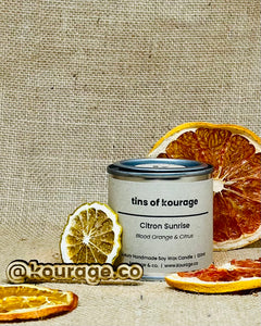 Citron Sunrise Soy Wax Candle