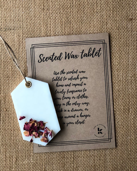 Scented Wax Tablet | Lychee Peony
