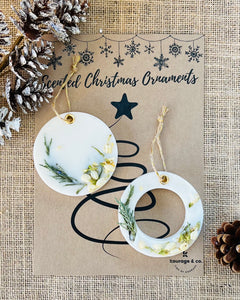 Scented Christmas Tree Ornaments Set | 3 Fragrance Options